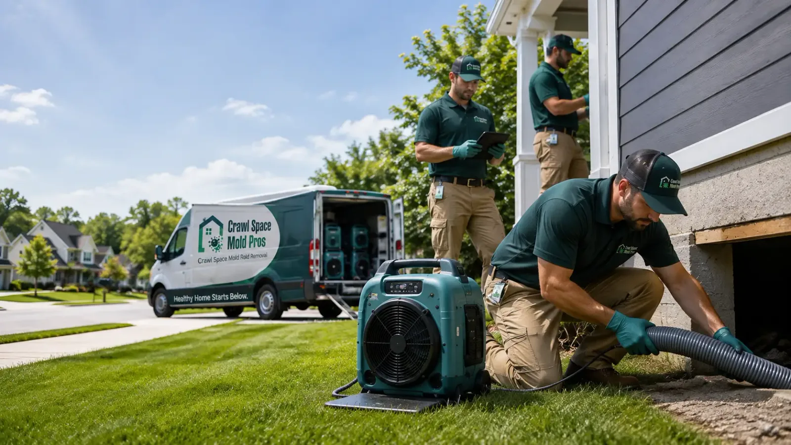 Crawl Space Mold Removal in Brownstown, PA